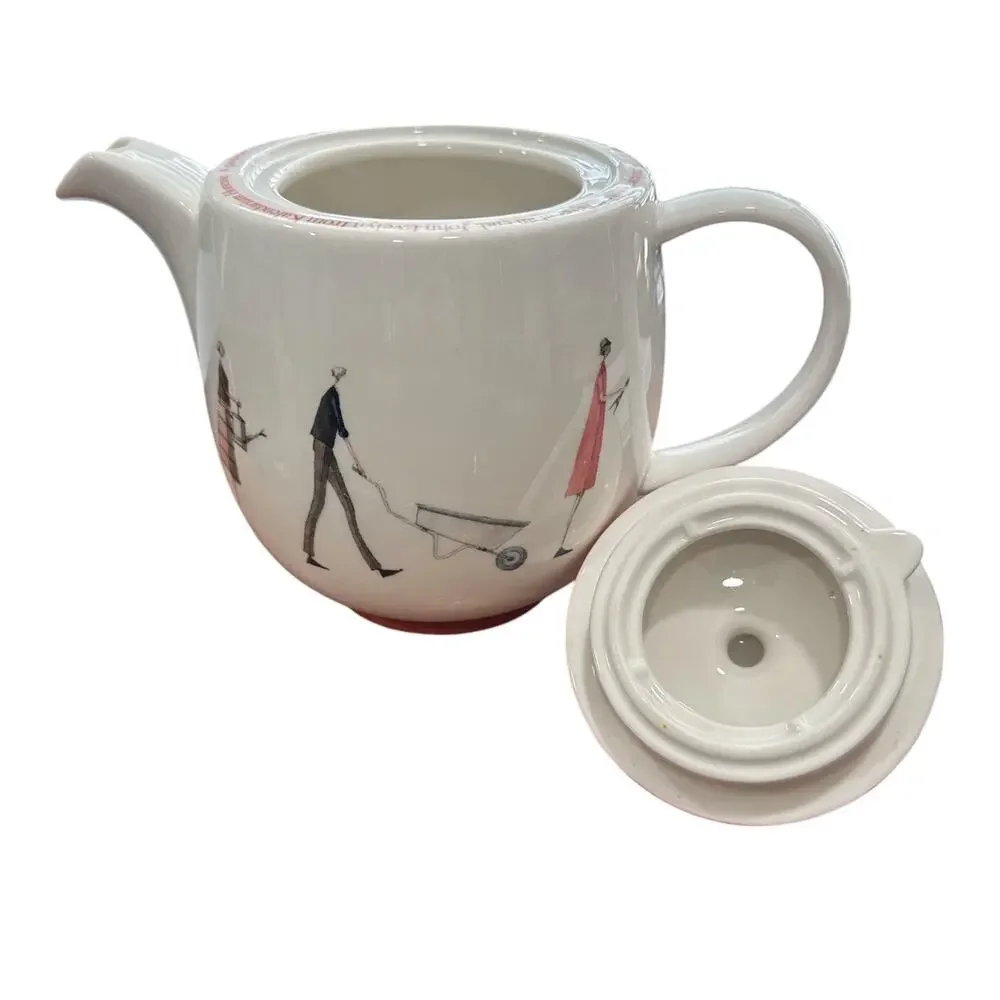 Portmeirion Up the Garden Path Ceramic Teapot and Lid